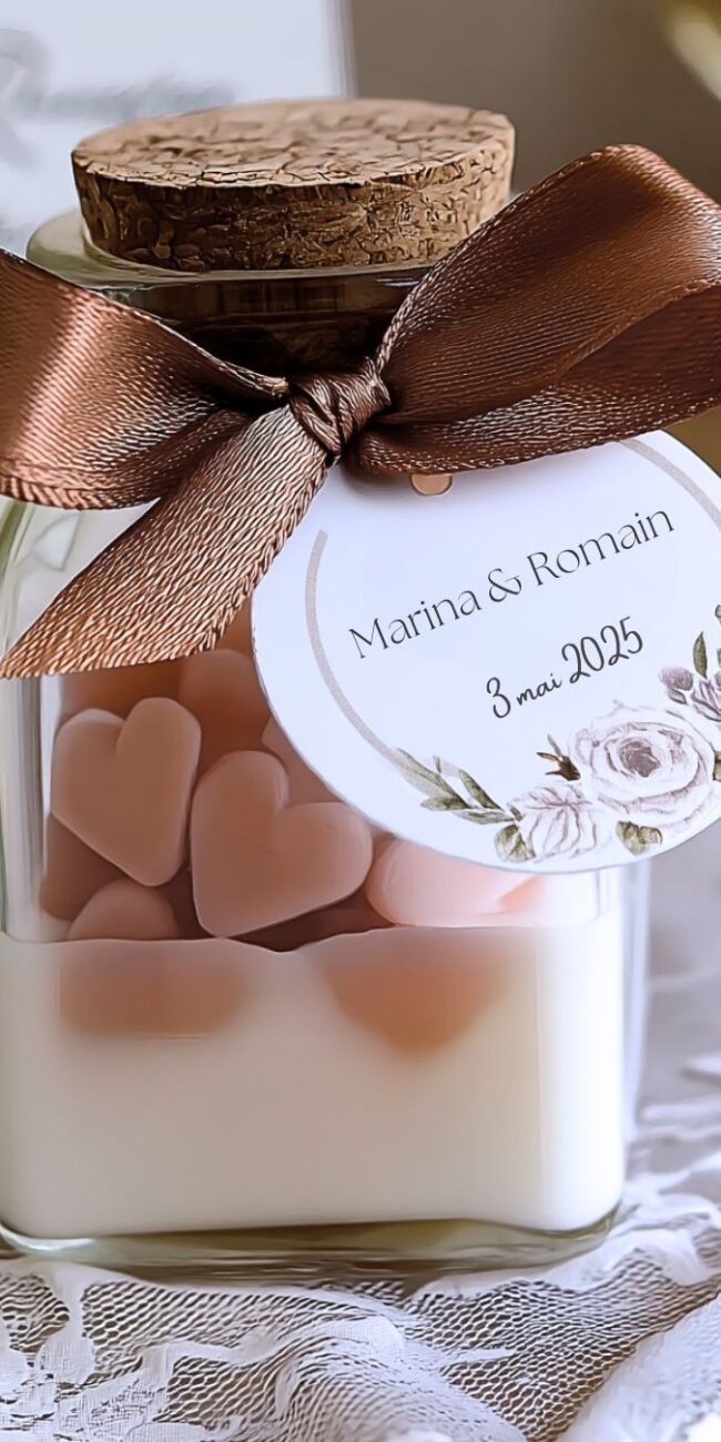 bougie personnalisee mariage marina romain 3 mai 2025 1