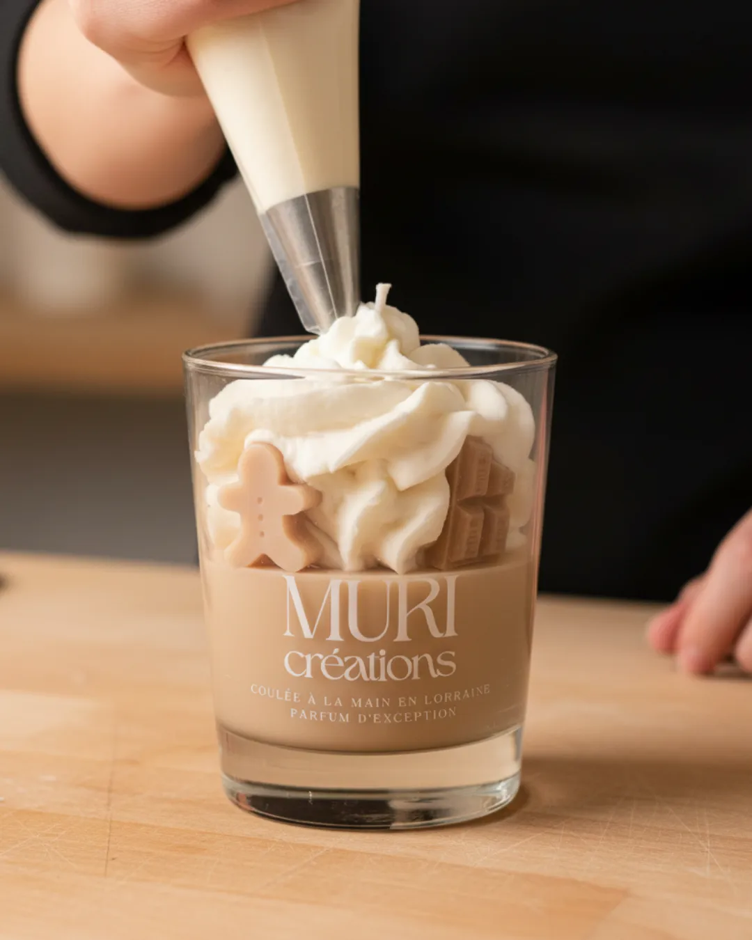 Accueil 6 bougie artisanale chocolat chaud noel