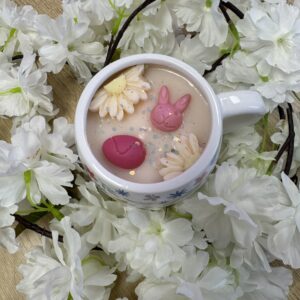 Bougie Pâques 350ml ( Parfum Caresse de Printemps 🍃)