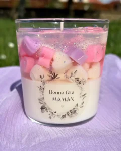 Accueil 2 bougie artisanale fete des meres muri creations